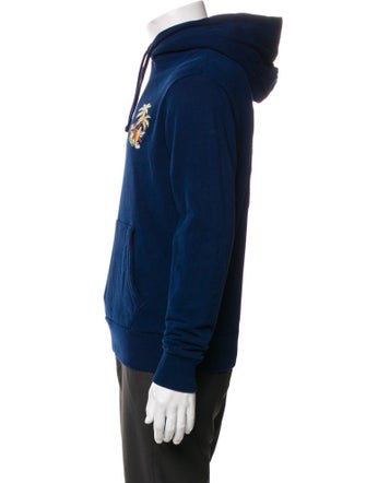 Polo Ralph Lauren Graphic Print V-Neck Hoodie