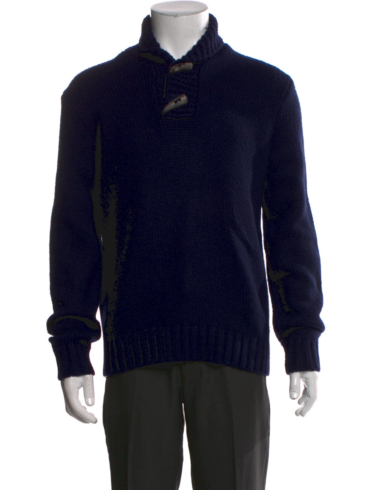 Polo Ralph Lauren Wool Mock Neck Polo Sweater