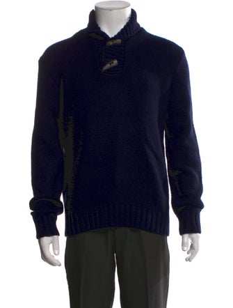 Polo Ralph Lauren Wool Mock Neck Polo Sweater