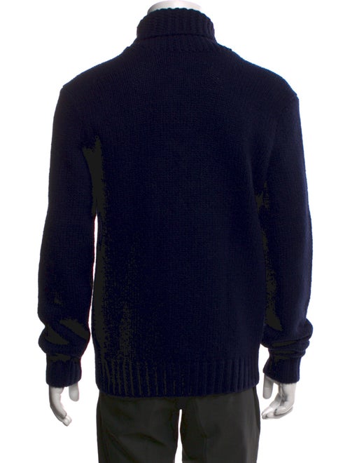 Polo Ralph Lauren Wool Mock Neck Polo Sweater