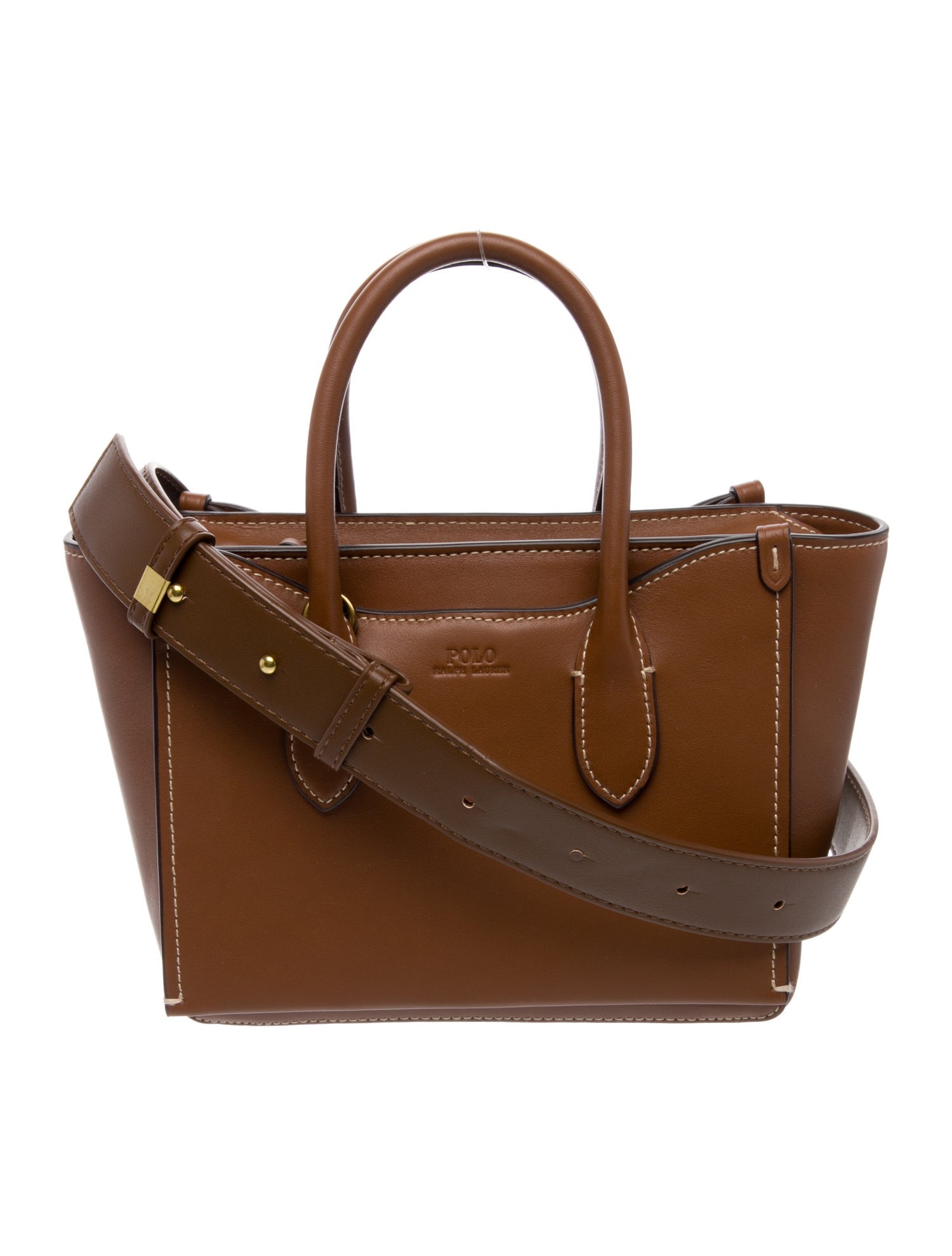 Polo Ralph Lauren Leather Top Handle Bag
