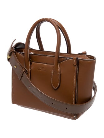 Polo Ralph Lauren Leather Top Handle Bag