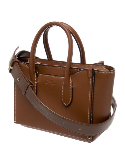 Polo Ralph Lauren Leather Top Handle Bag