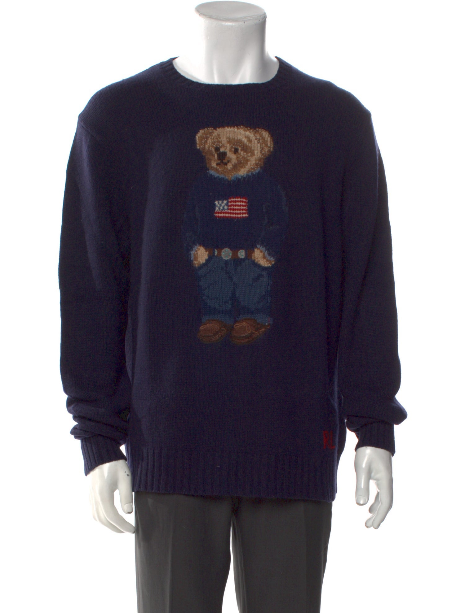 Polo Ralph Lauren Wool Graphic Print Pullover