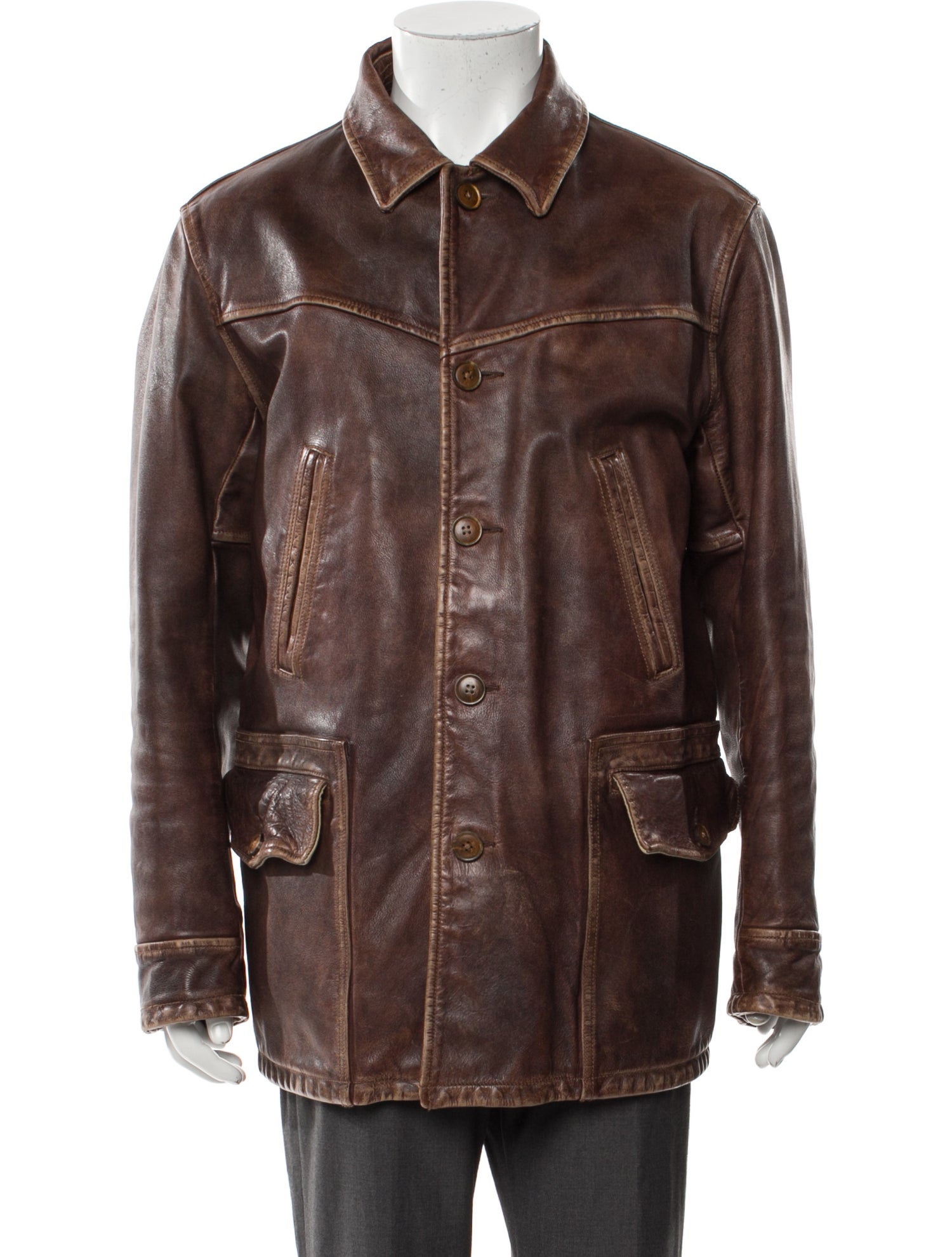 Polo Ralph Lauren Leather Utility Jacket