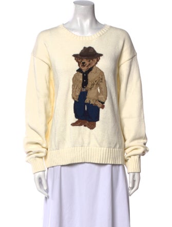 Polo Ralph Lauren Graphic Print Scoop Neck Sweater