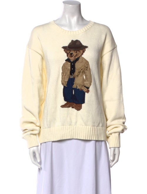 Polo Ralph Lauren Graphic Print Scoop Neck Sweater