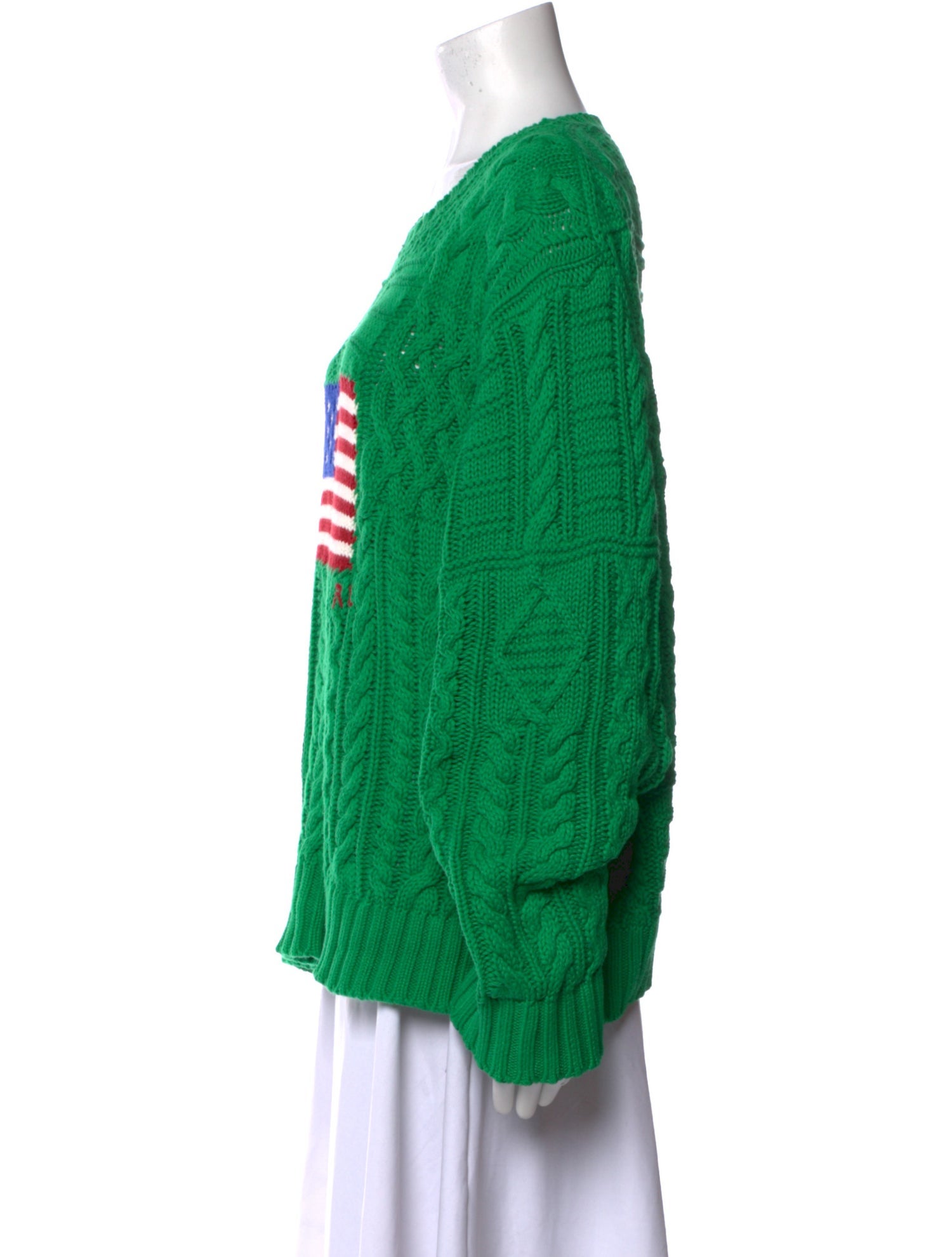 Polo Ralph Lauren Graphic Print Scoop Neck Sweater