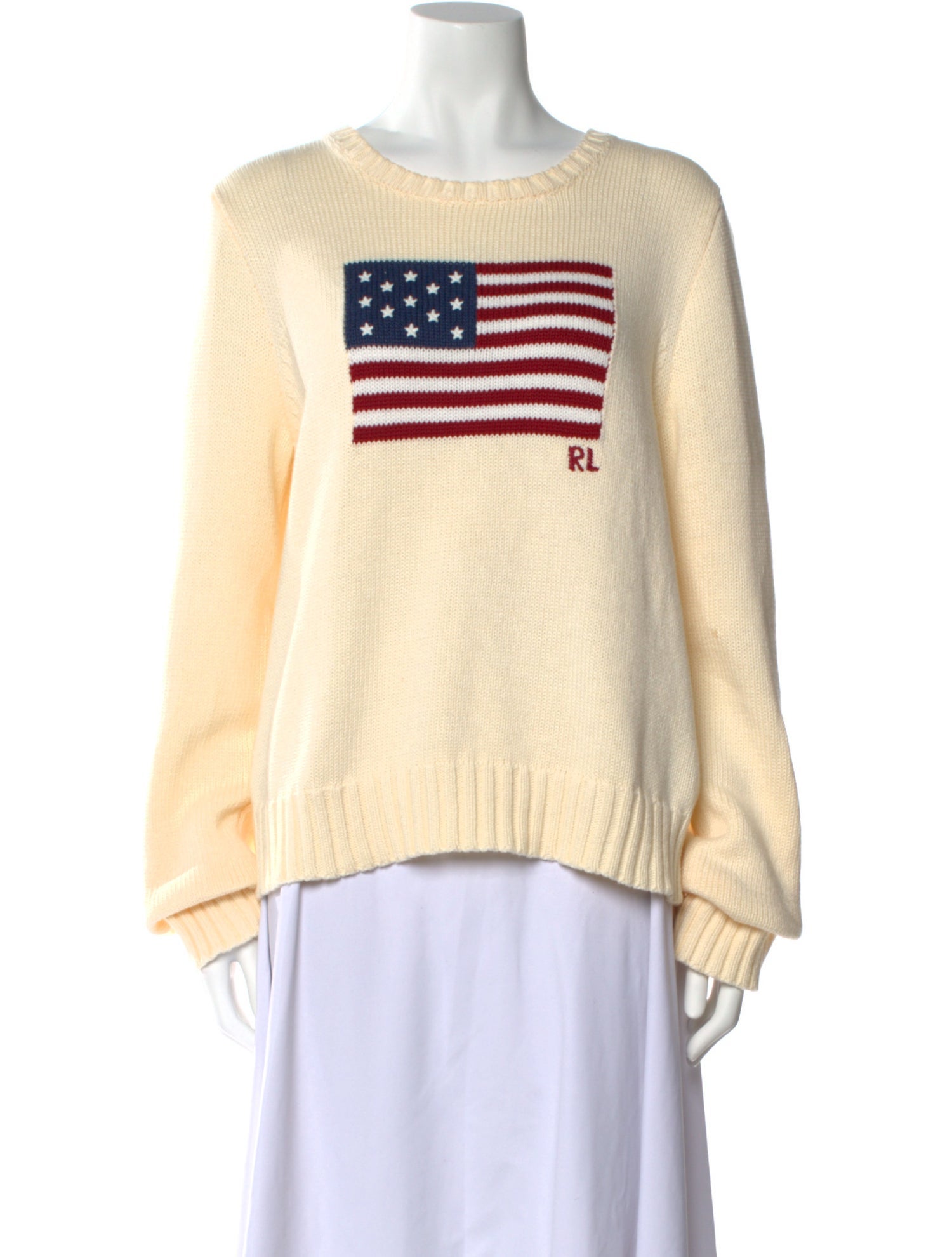 Polo Ralph Lauren Graphic Print Crew Neck Sweater