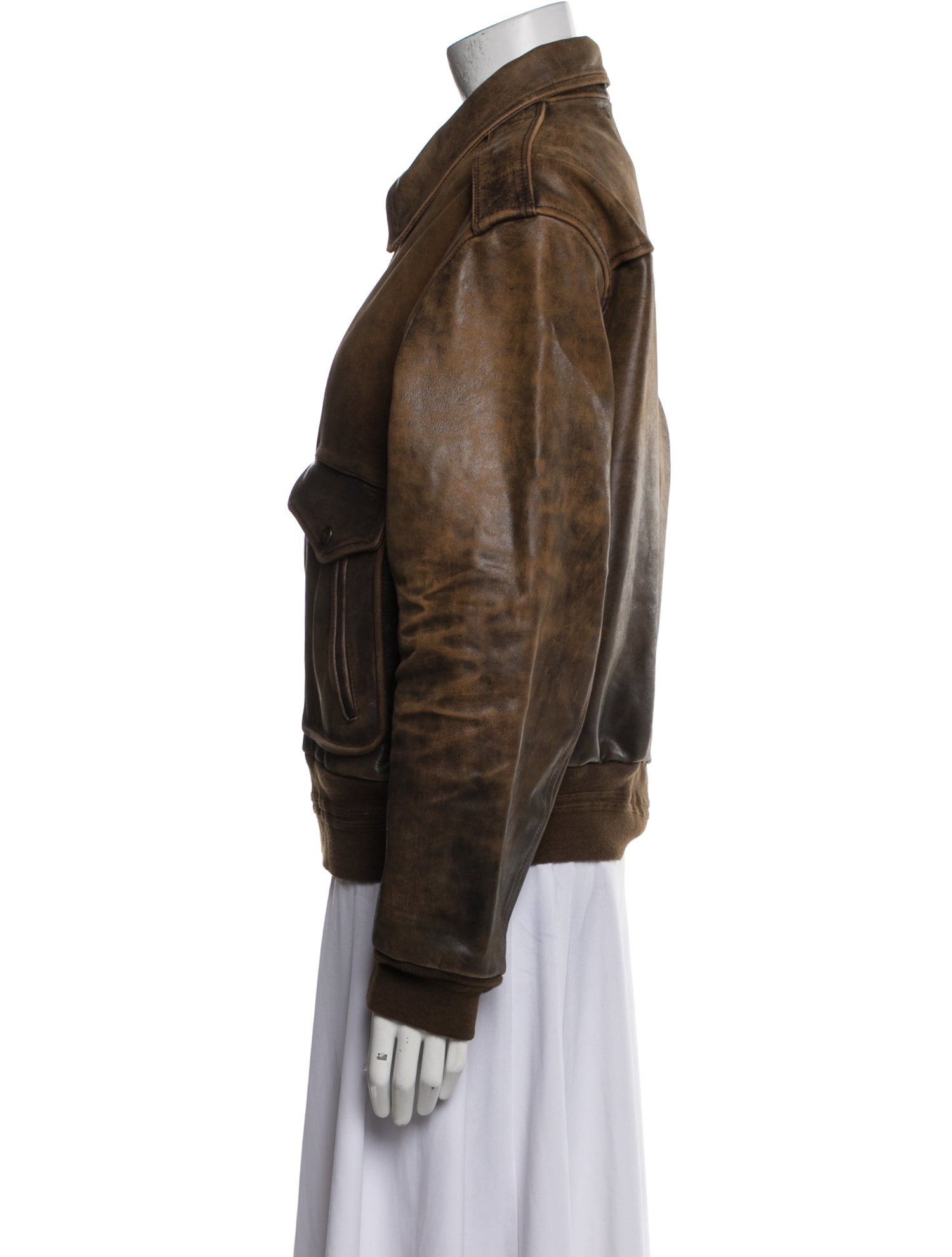 Polo Ralph Lauren Leather Bomber Jacket