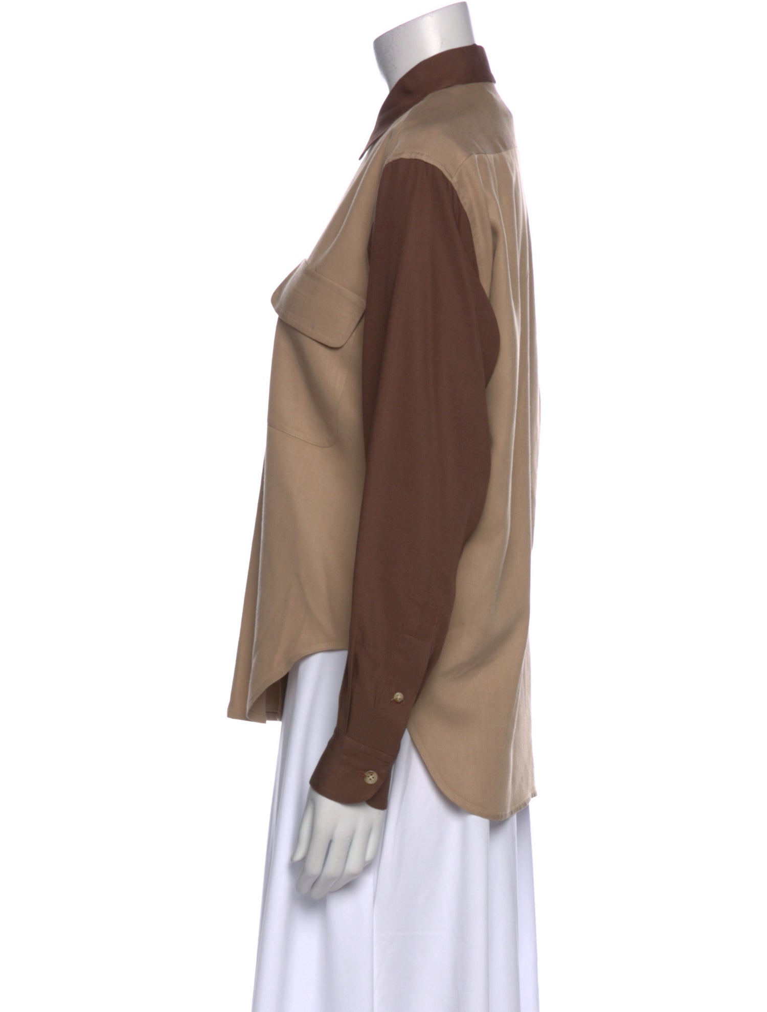 Ralph Lauren Long Sleeve Button-Up Top