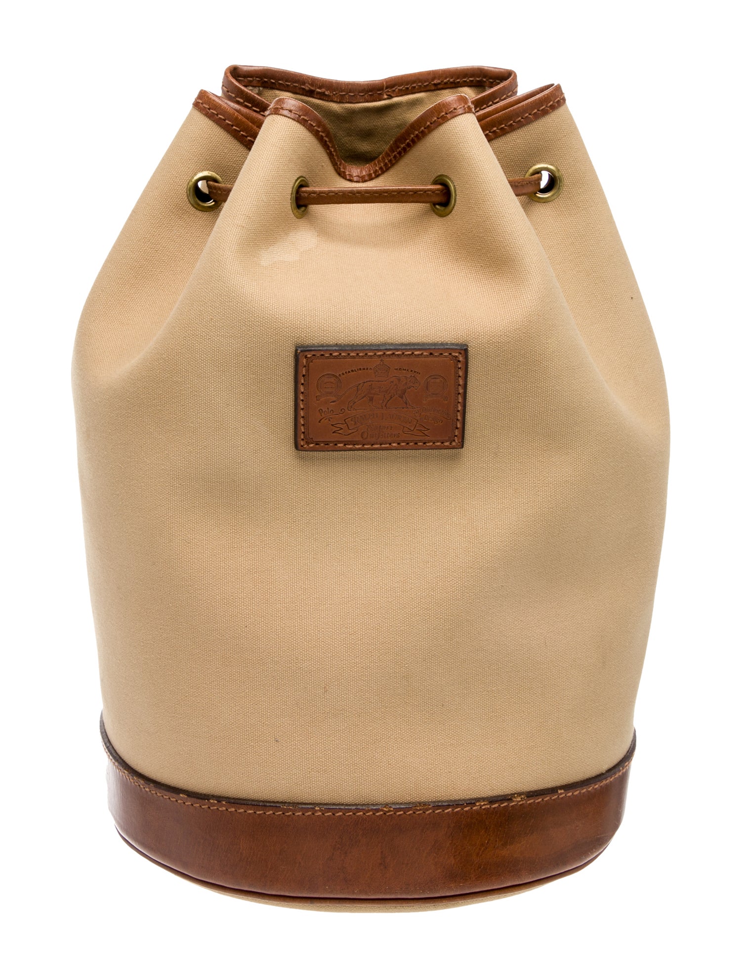 Polo Ralph Lauren Canvas Bucket Bag