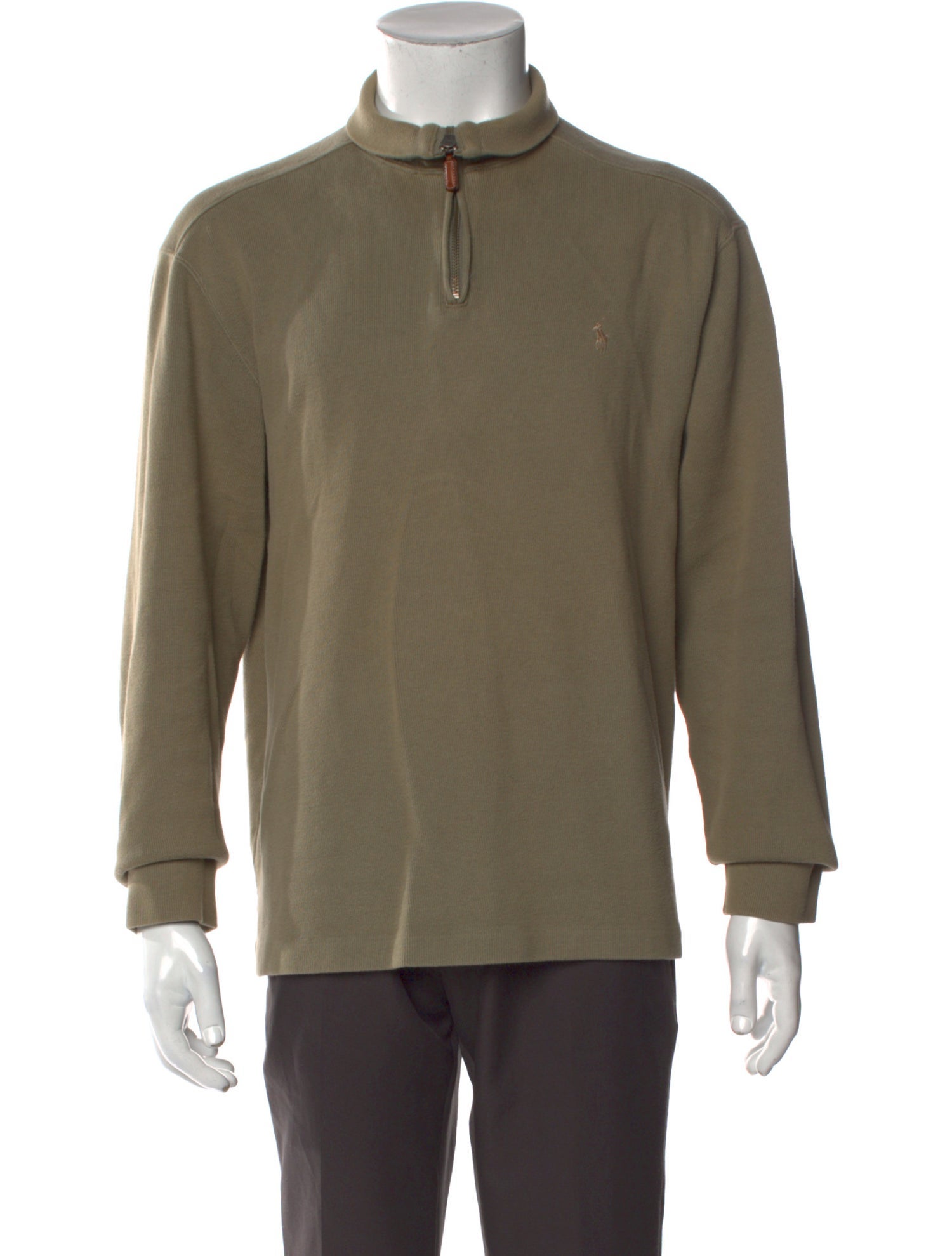 Polo Ralph Lauren Mock Neck Long Sleeve Sweatshirt