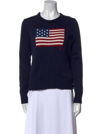 Polo Ralph Lauren Graphic Print Crew Neck Sweater
