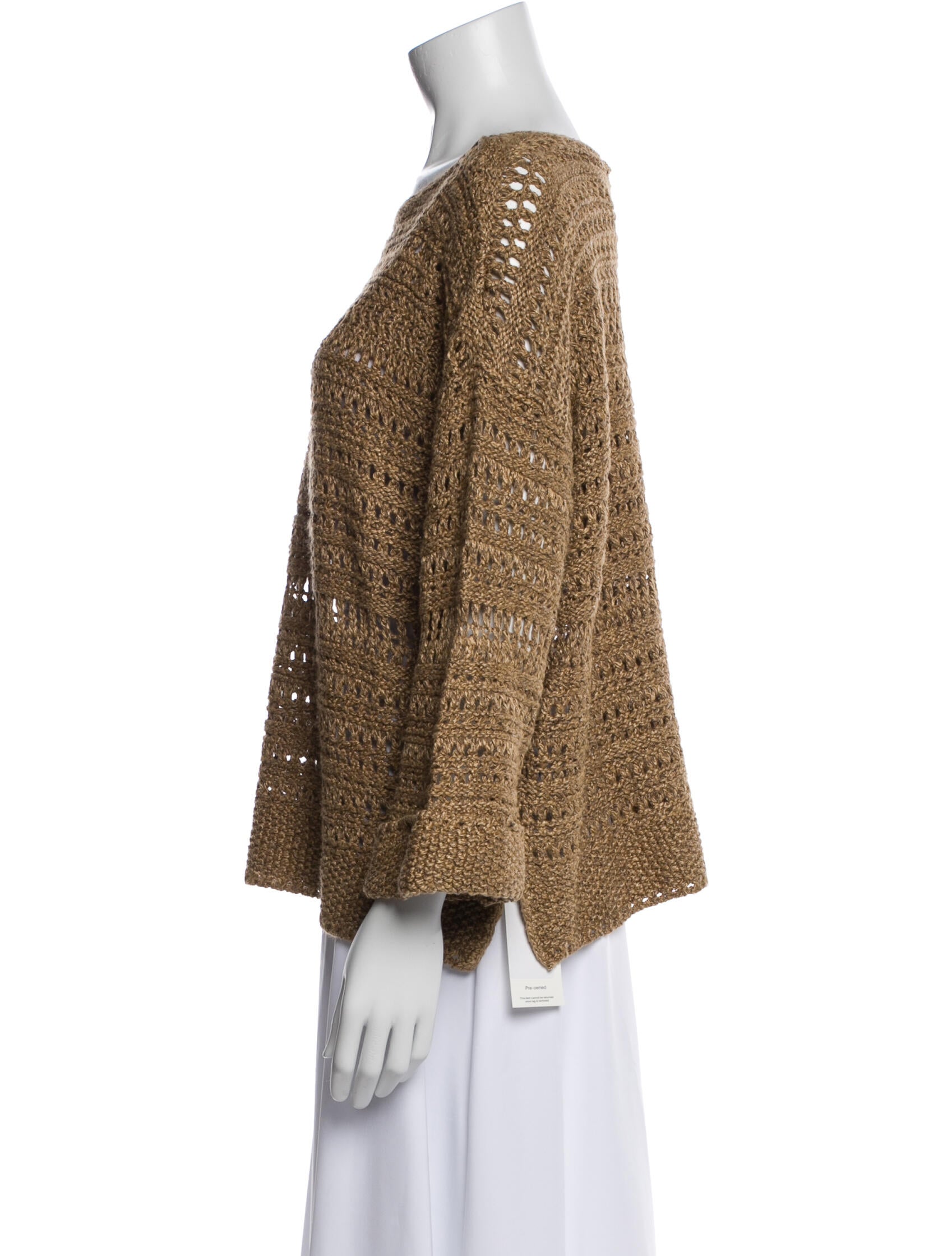 Polo Ralph Lauren Silk Bateau Neckline Sweater w/ Tags