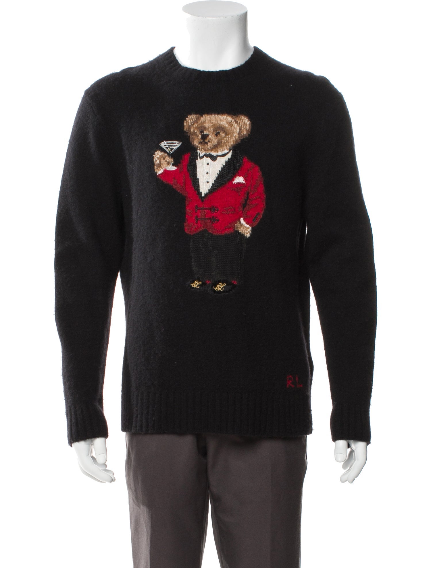 Polo Ralph Lauren Wool Graphic Print Pullover