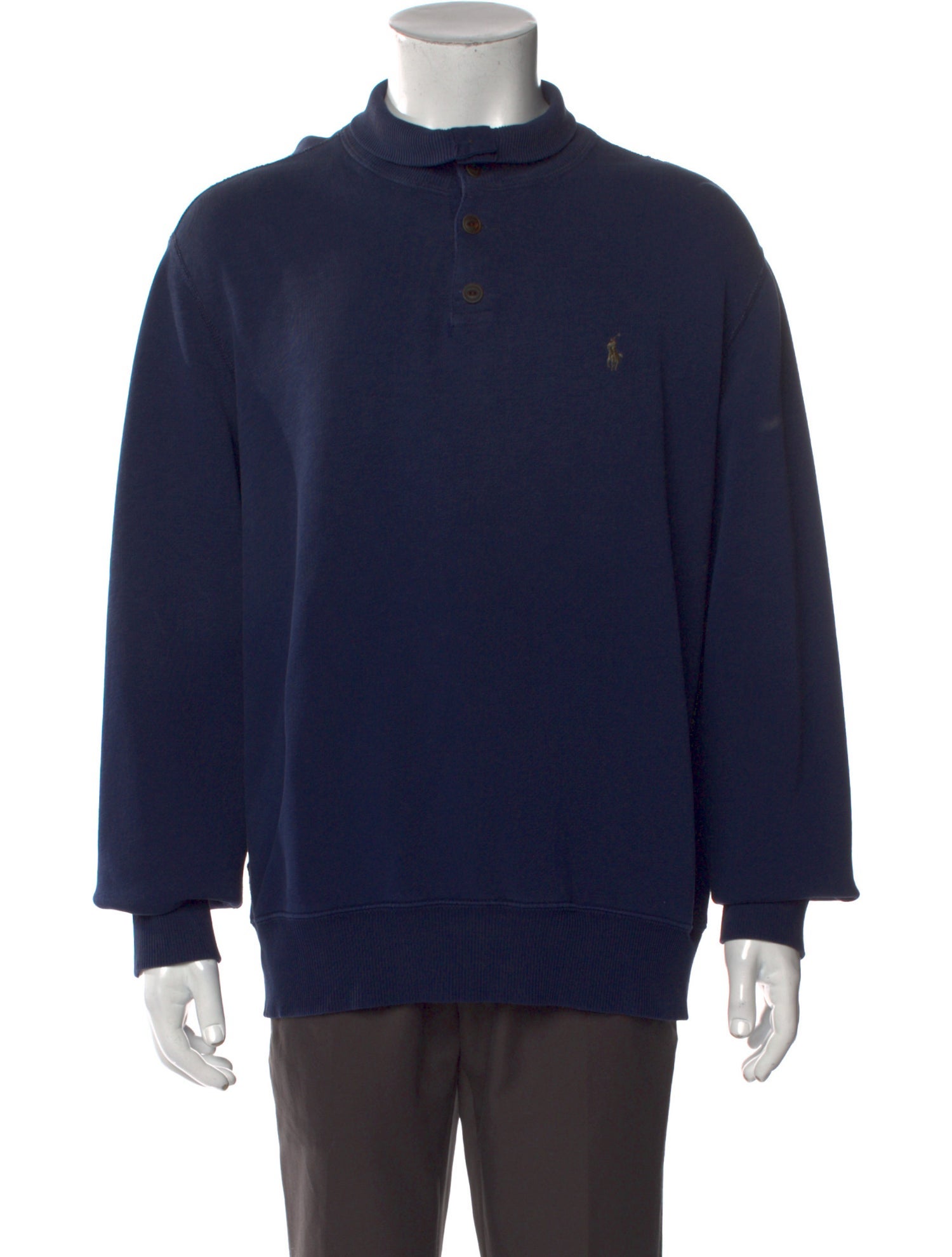 Polo Ralph Lauren Mock Neck Long Sleeve Polo Sweater