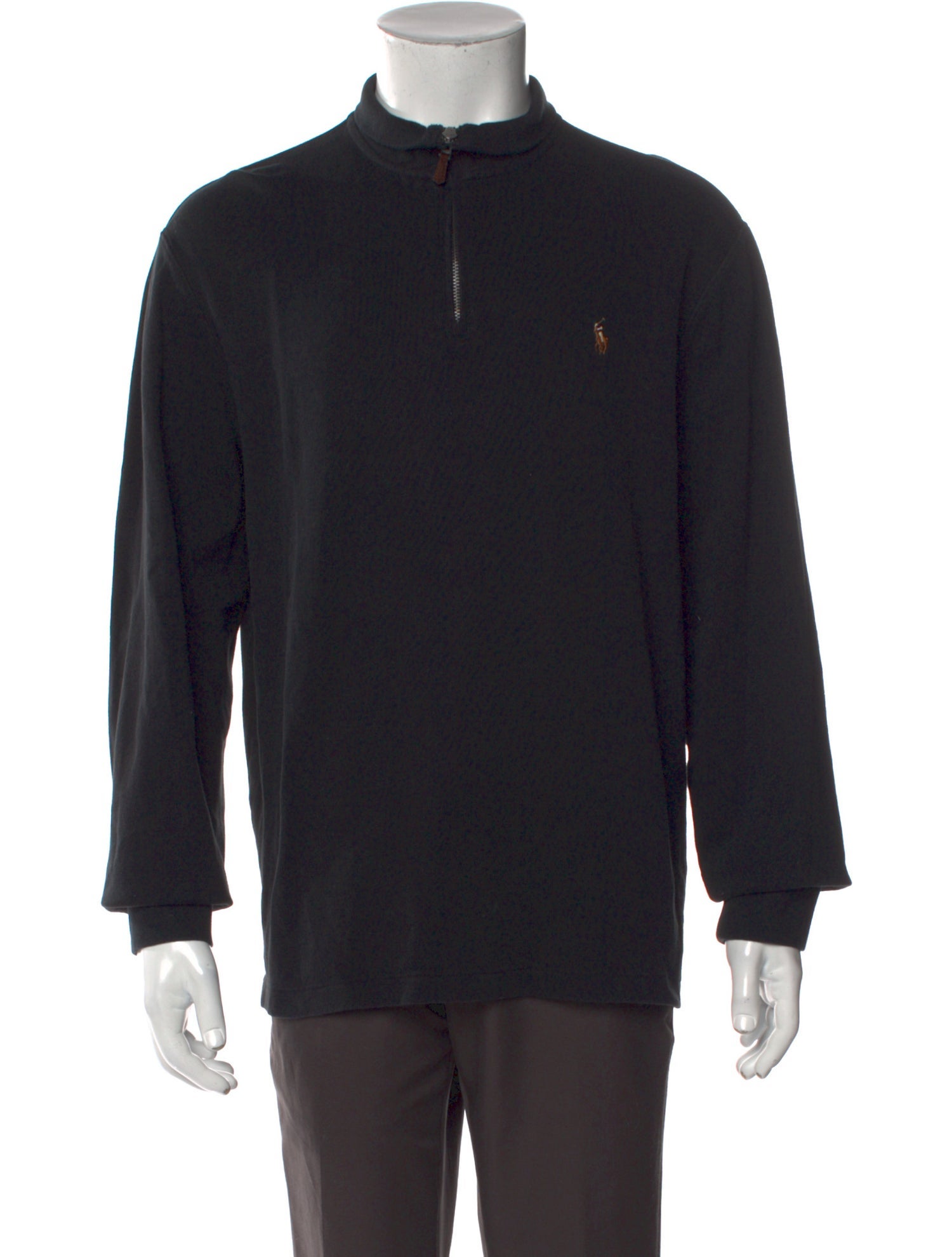 Polo Ralph Lauren Mock Neck Long Sleeve Polo Sweater