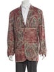 Polo Ralph Lauren Paisley Print Moto Jacket