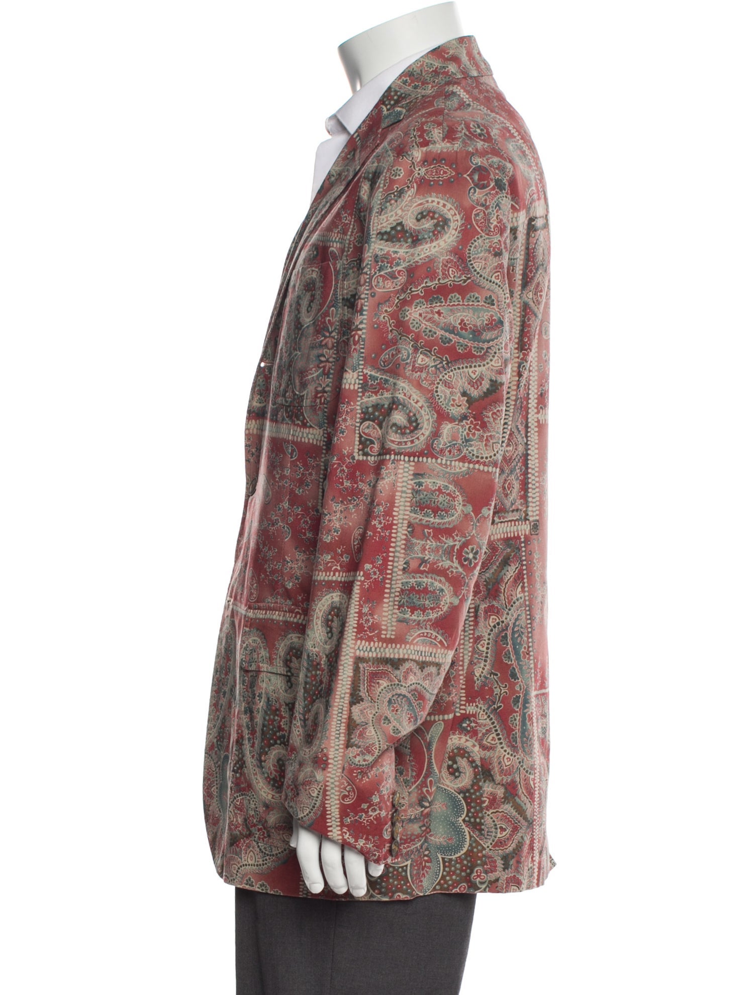 Polo Ralph Lauren Paisley Print Moto Jacket