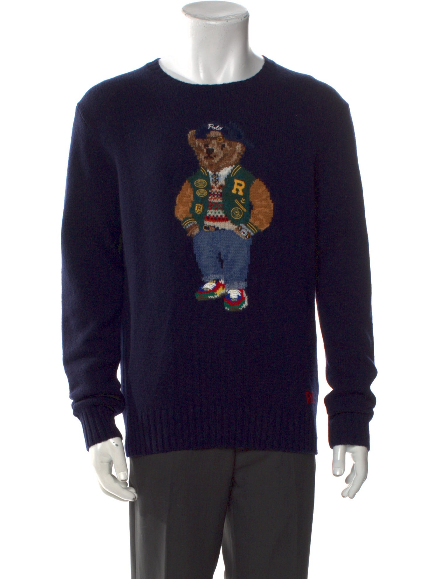 Polo Ralph Lauren Wool Graphic Print Pullover