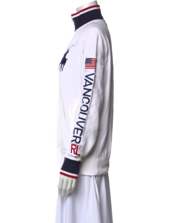 Polo Ralph Lauren Graphic Print Mock Neck Sweatshirt