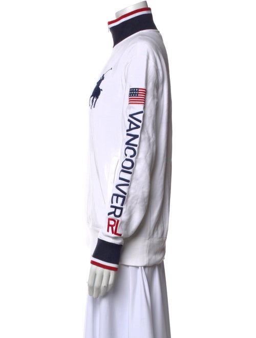 Polo Ralph Lauren Graphic Print Mock Neck Sweatshirt