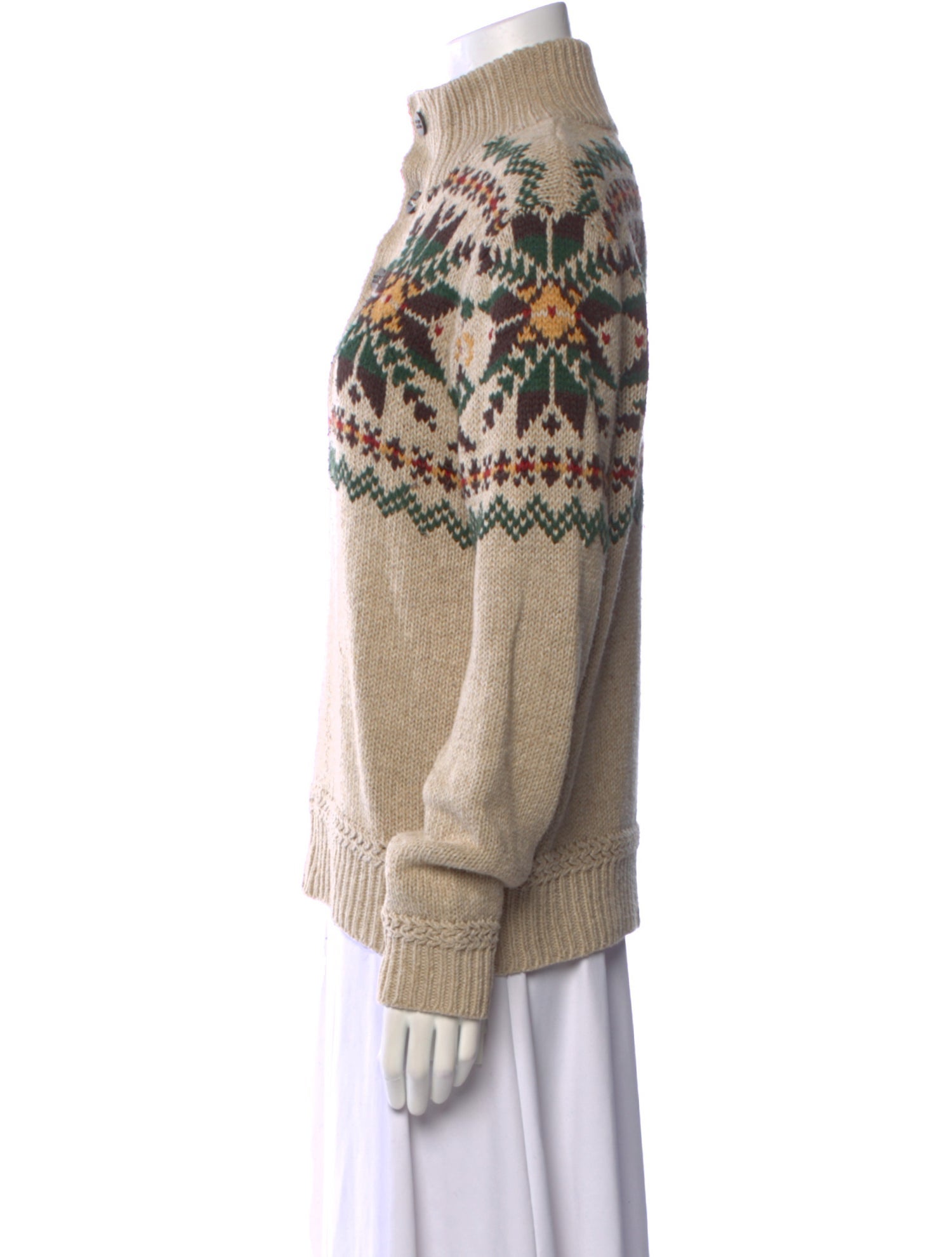 Polo Ralph Lauren Printed Turtleneck Sweater