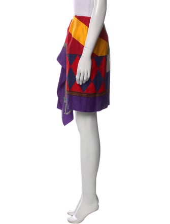 Polo Ralph Lauren Silk Knee-Length Skirt
