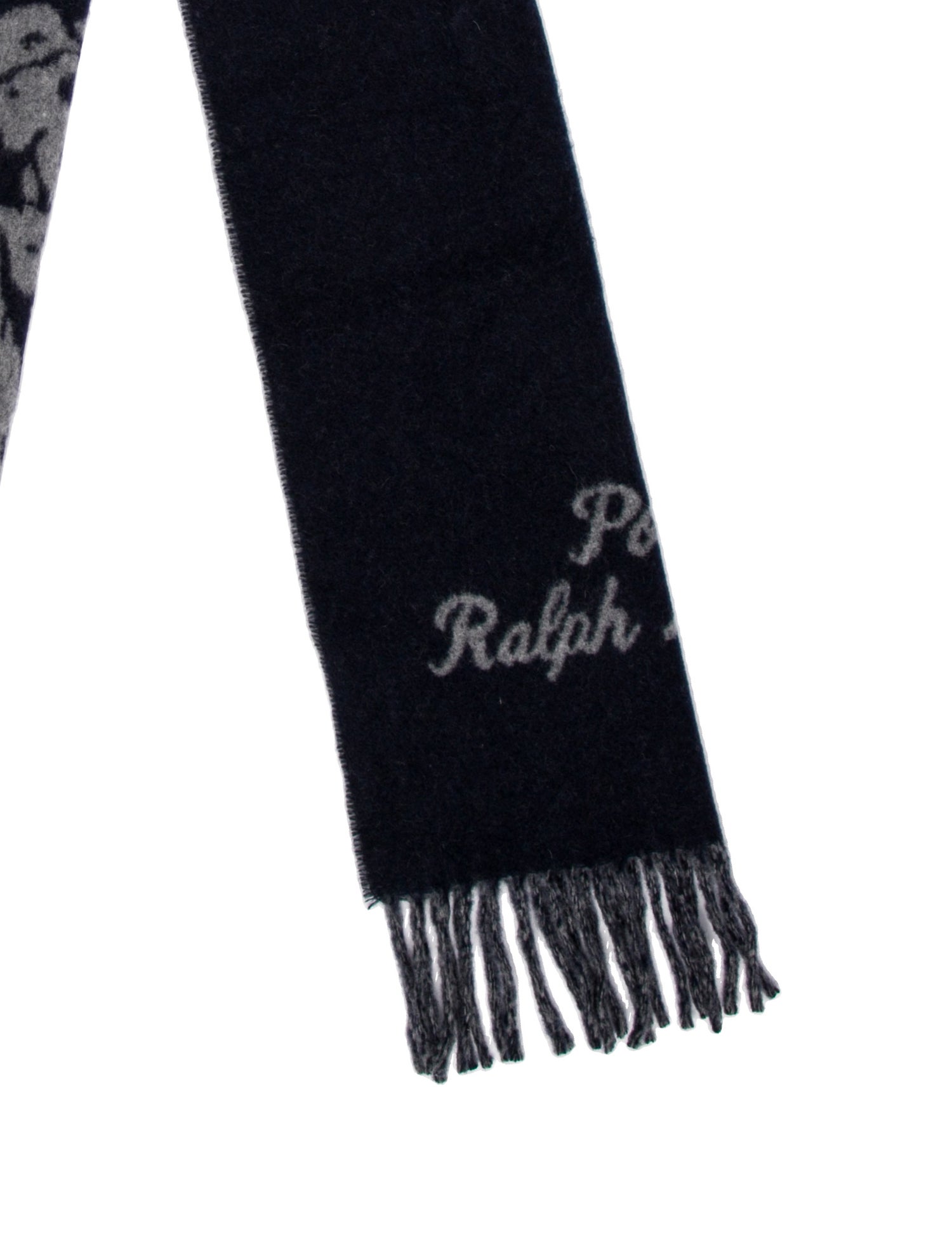 Polo Ralph Lauren Wool Graphic Print Scarf