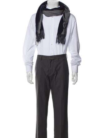 Polo Ralph Lauren Wool Graphic Print Scarf