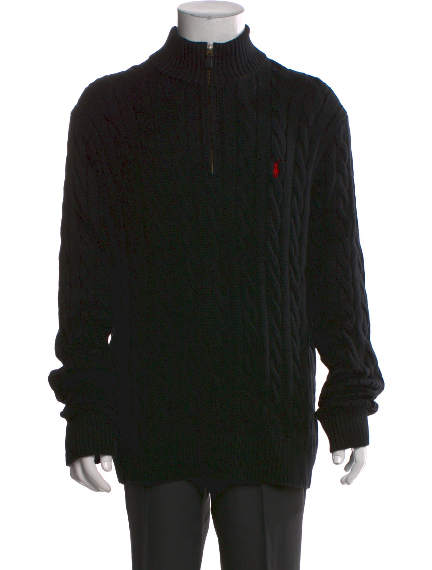 Polo Ralph Lauren Mock Neck Long Sleeve Cardigan