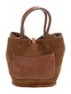 Polo Ralph Lauren Suede Top Handle Bag