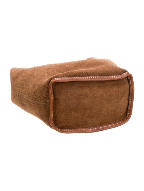 Polo Ralph Lauren Suede Top Handle Bag