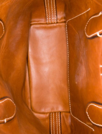 Polo Ralph Lauren Suede Top Handle Bag