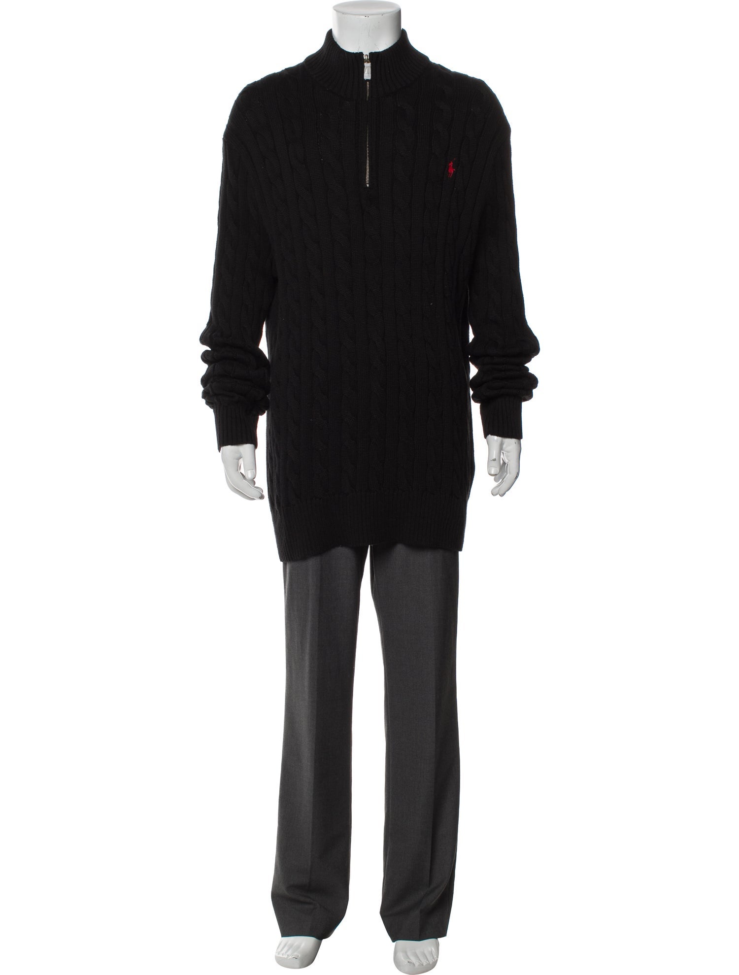 Polo Ralph Lauren Mock Neck Long Sleeve Cardigan