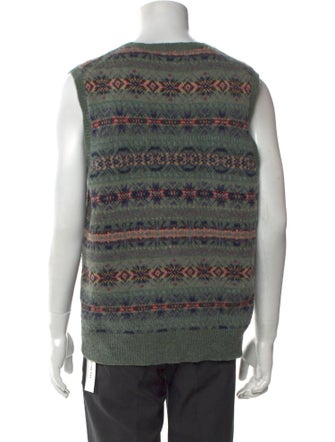 Polo Ralph Lauren Wool Printed Sweater Vest