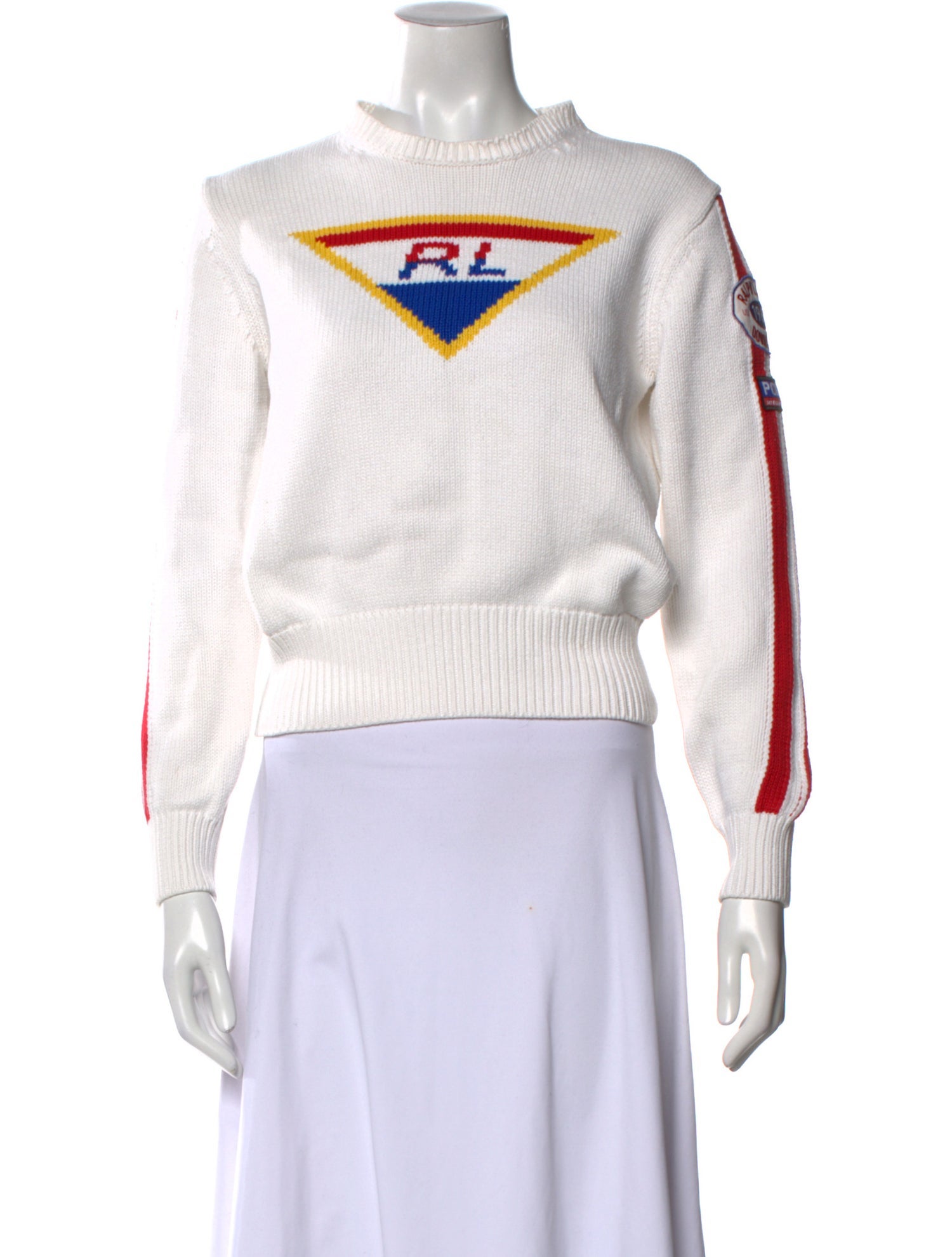 Polo Ralph Lauren Graphic Print Crew Neck Sweater