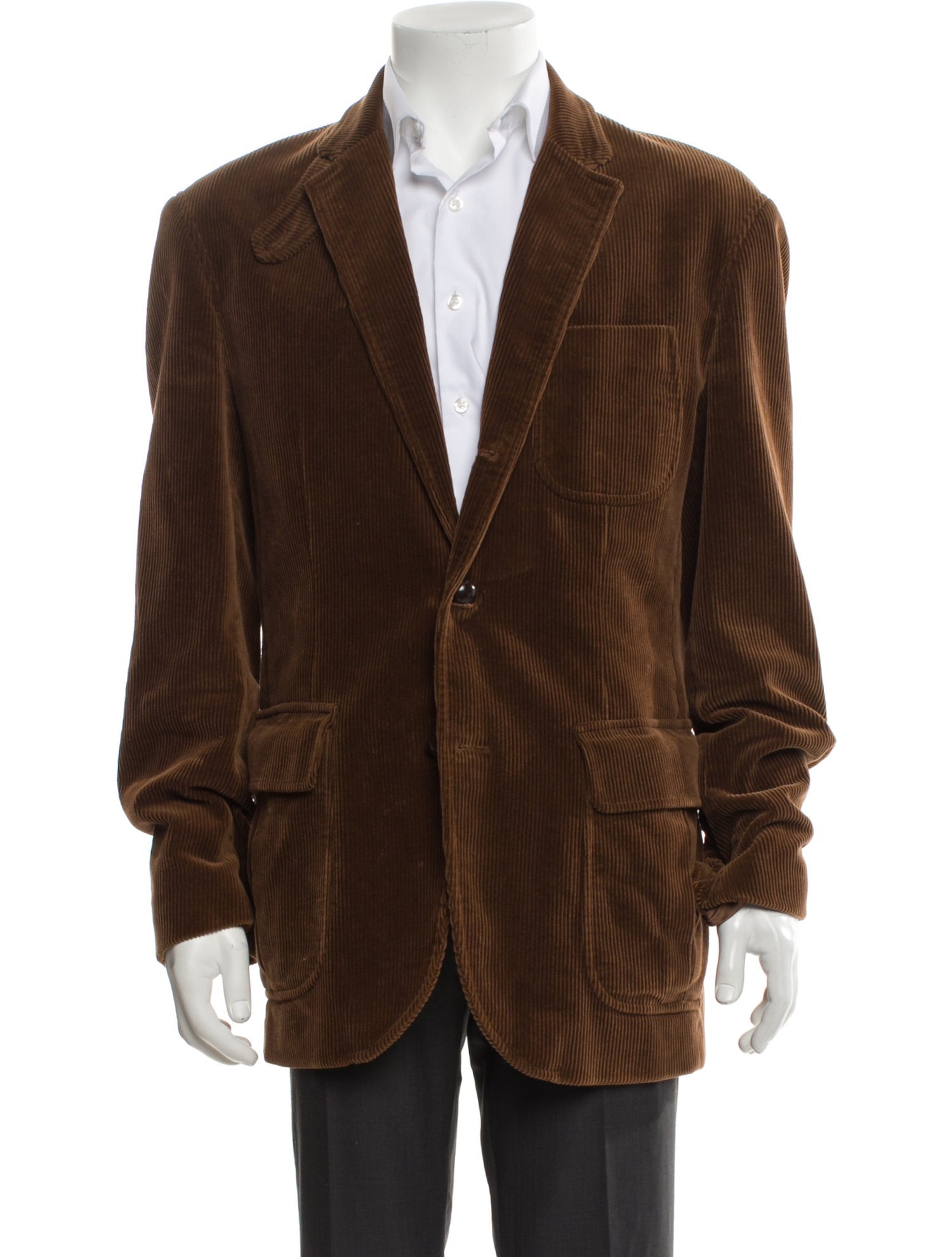 Polo Ralph Lauren Leather Trim Embellishment Blazer