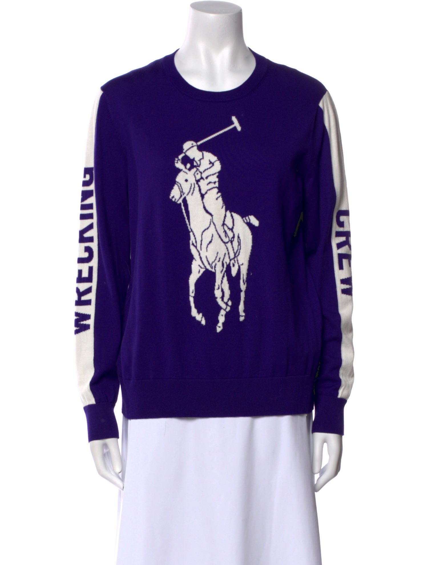 Polo Ralph Lauren Graphic Print Crew Neck Sweater