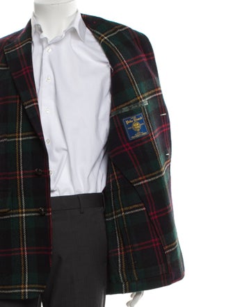 Polo Ralph Lauren Wool Plaid Print Sport Coat