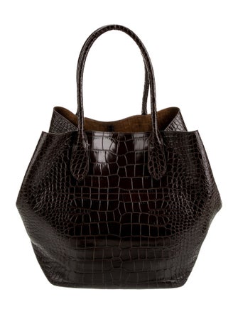 Polo Ralph Lauren Crocodile Bucket Bag