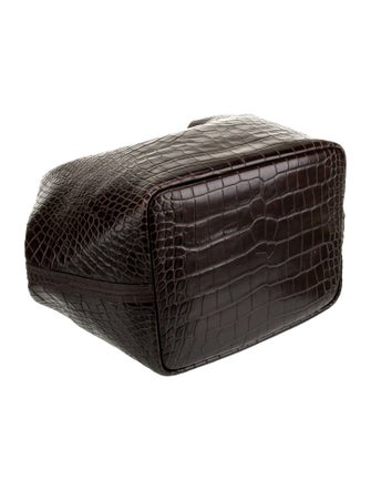 Polo Ralph Lauren Crocodile Bucket Bag