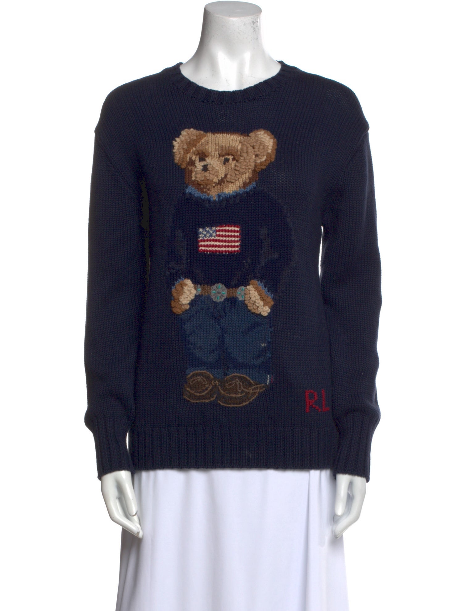 Polo Ralph Lauren Printed Crew Neck Sweater