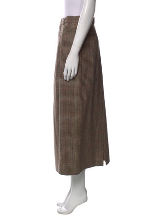 Polo Ralph Lauren Wool Midi Length Skirt