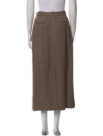 Polo Ralph Lauren Wool Midi Length Skirt