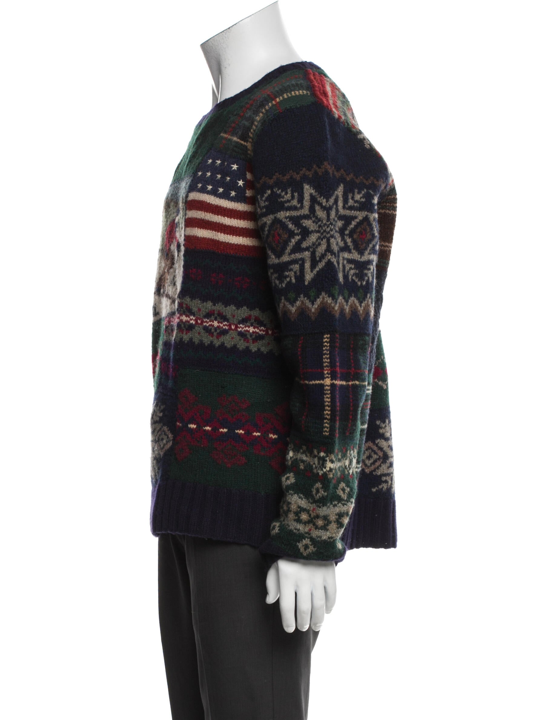Polo Ralph Lauren Wool Printed Pullover