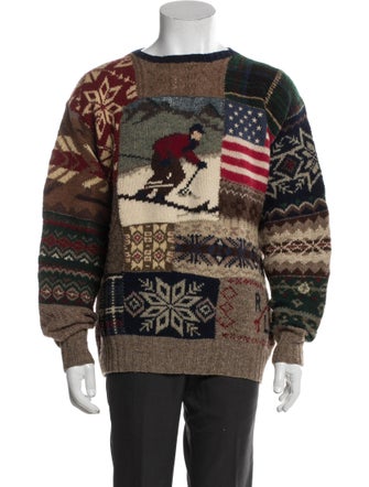 Polo Ralph Lauren Wool Printed Pullover