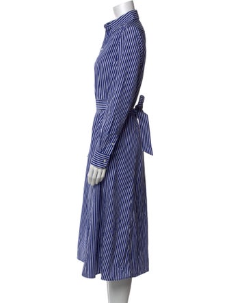 Polo Ralph Lauren Striped Midi Length Dress