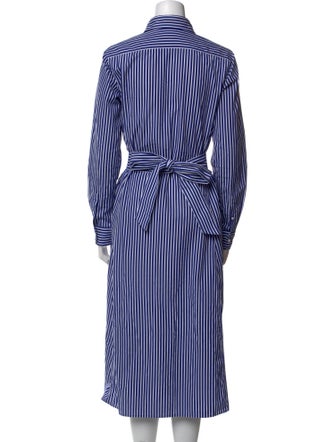 Polo Ralph Lauren Striped Midi Length Dress